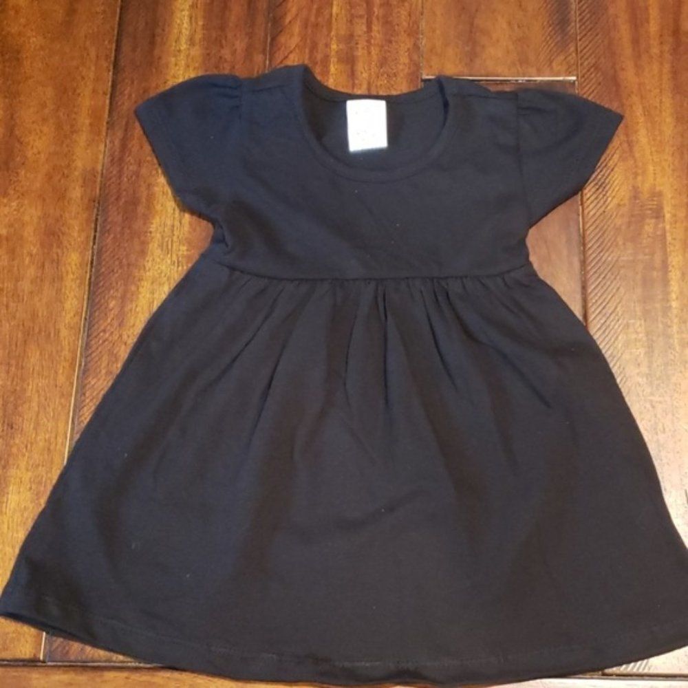 Black knit dress for toddler/ baby 12-18 months brand new